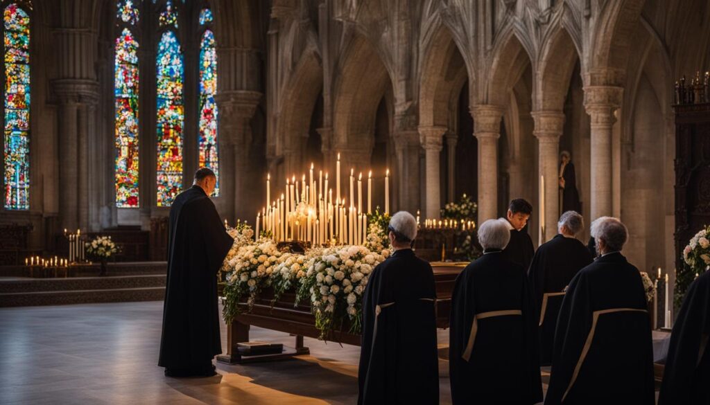 Catholic funeral mass