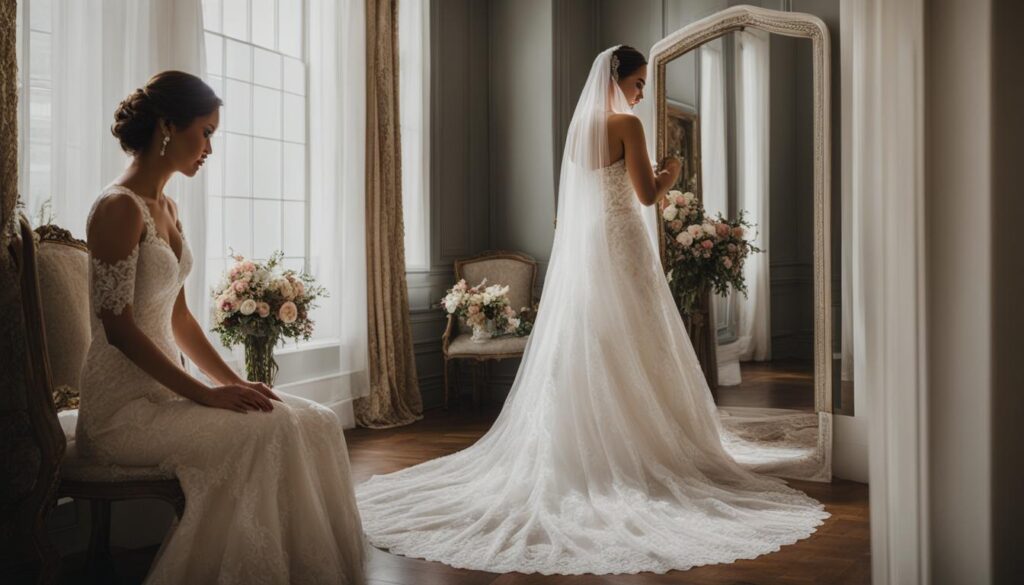 Matching Veil to Wedding Dress