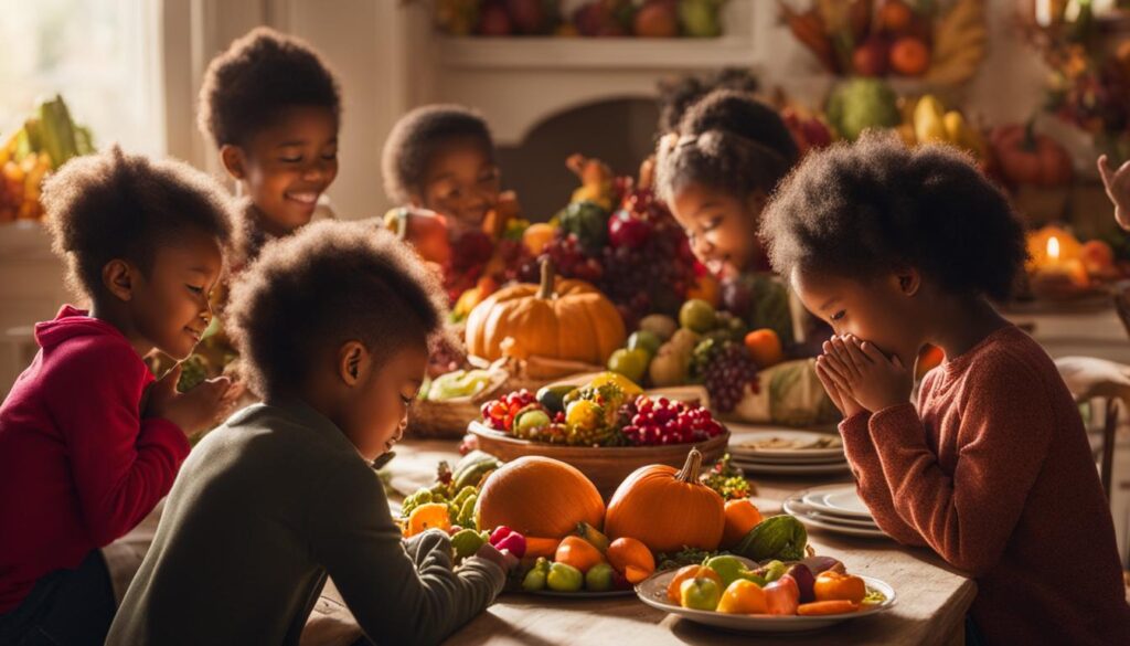Thanksgiving Prayers for Kids