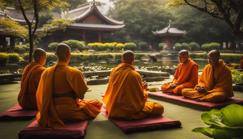 buddhist meditation and prayer