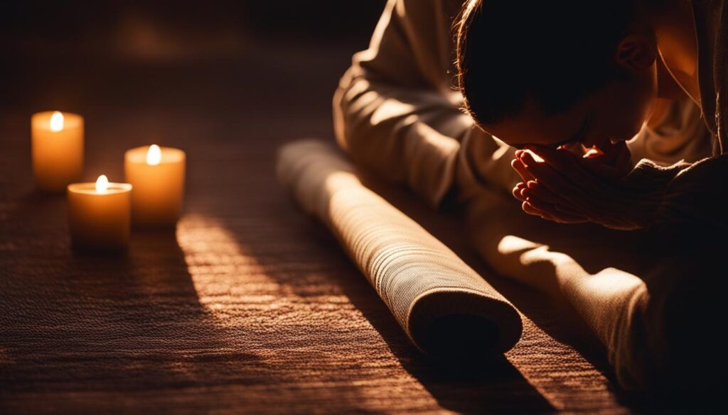 deepening connection with prayer