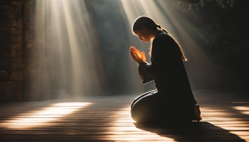 finding peace through prayer
