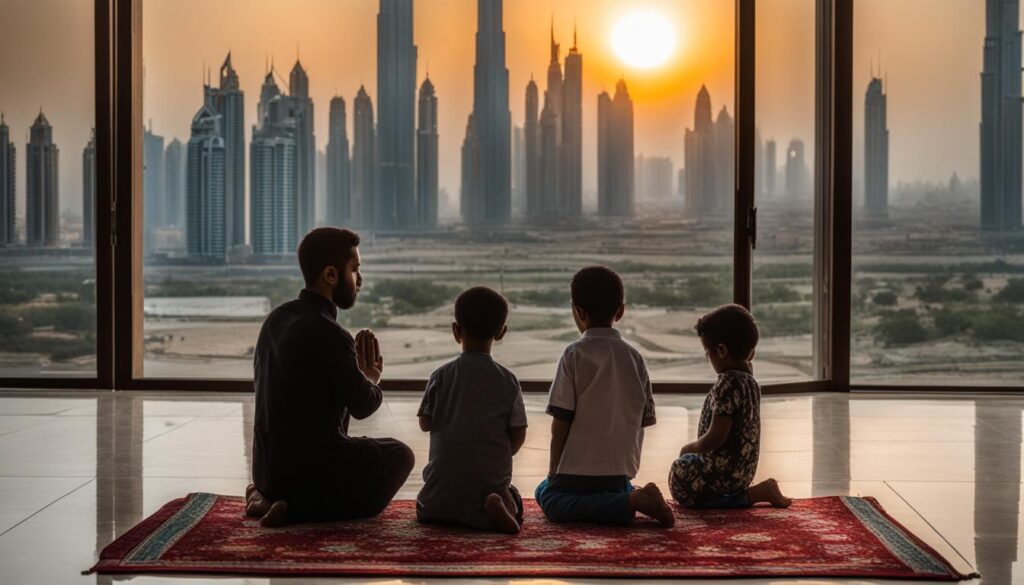 how to perform eid prayer at home in UAE