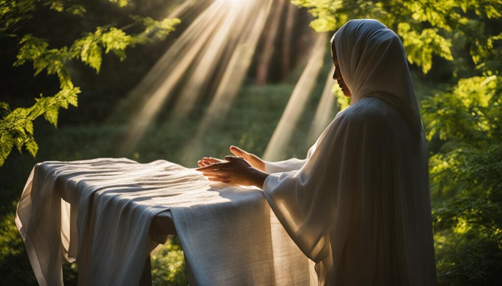 how to use a prayer cloth