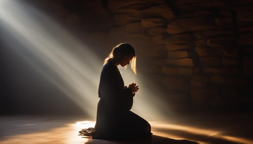 seeking guidance through prayers