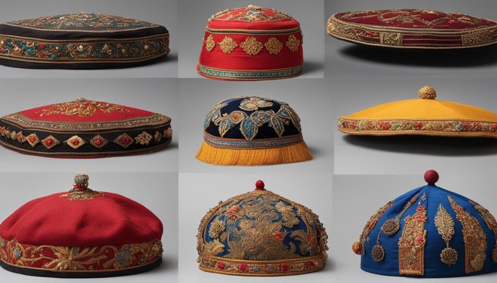 historical attire of prayer caps