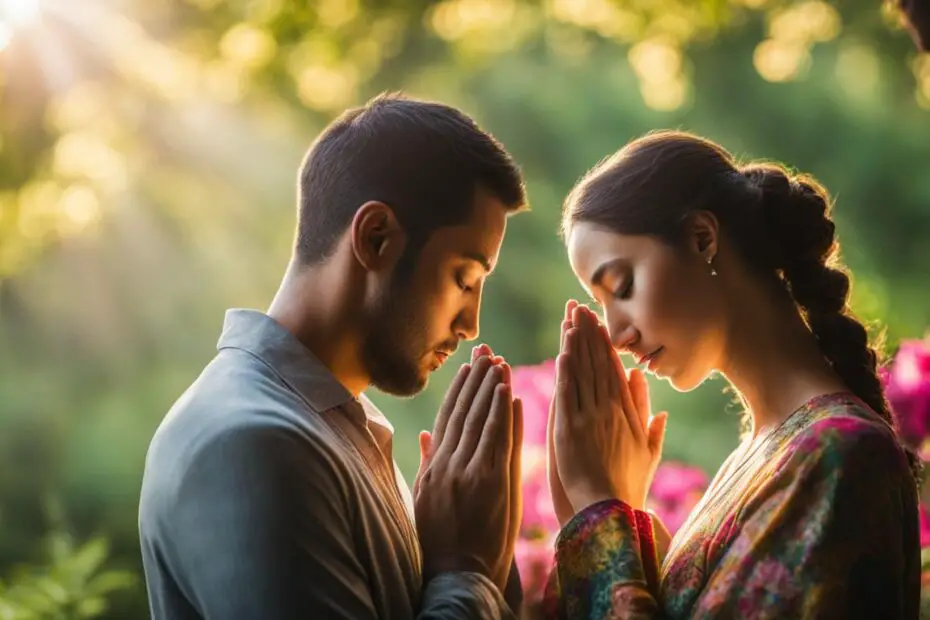 Praying for the health of each spouse